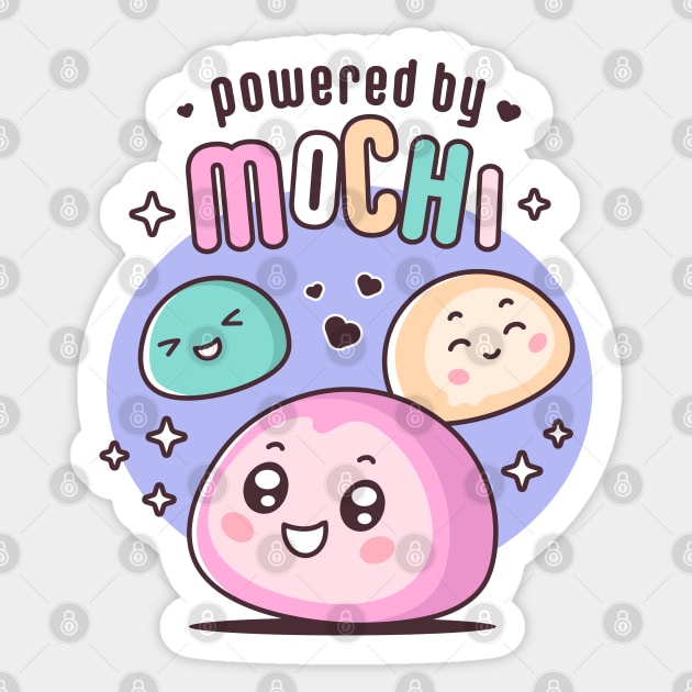 Powered by Mochi Sticker by zoljo